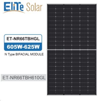Panel solar 610W ET Solar
