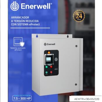 Arrancador a Tensión Reducida 10-20 HP Enerwell AEWTR+/30-55/220