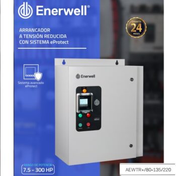 Arrancador a tensión reducida 25-50 HP Enerwell AEWTR+/80-135/220