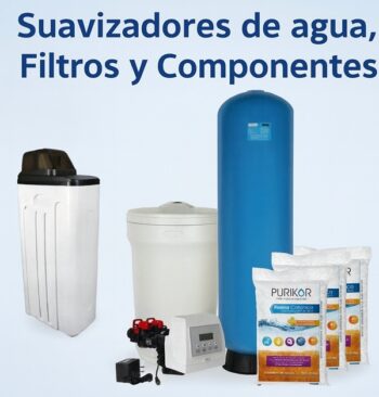 Suavizadores de agua, Filtros y Componentes